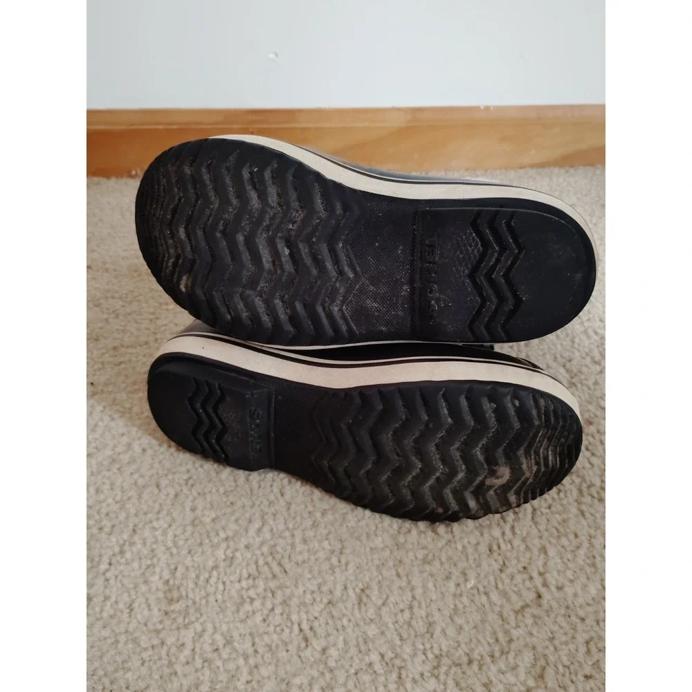 Sorel CARIBOU Youth 3‎ Fleece Lined Waterproof Hiking Carmel Leather Snow Boots